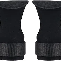 CALANDIS 2X Weight Lifting Wrist Hooks Straps Adjustable Durable for Deadlift Black | Gloves Straps & Hooks | Strength Training-picture-33