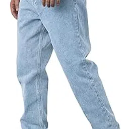 AFT Torpedo Men Baggy Denim Jeans in Pure 100% Cotton Denim || Stretchable (Jet Black) and Stretchable (Colored) Jeans || Unisex Designs||Jeans||-image-84