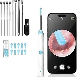 ZUNBELLA Ears Cleaning Tool Kit | Ear Wax Removal Tools | Ear Wax Cleaner With Camera | Ear Cleaner Tool | Replaceable Silicone Tips, Ear Cleaning Machine | Otoscope With Light For IOS & Android-picture-21