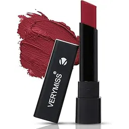Verymiss Ultra Rich Matte Lipstick | Long Wearing Formula | High Color Payoff | Enriched with Vitamin E | Vegan | 3.5 gm | 308 Shy Cherry-picture-40