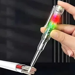 Hirsha Voltage Tester Pen Multifunctional tester LED High-Brightness electric tester pen with LED Light & Screwdriver - Accurate & Safe Testing Tool Voltage tester Detector-picture-17