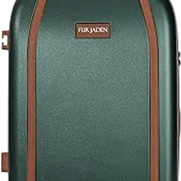 fur jaden The Wayfarer Polycarbonate Travel Luggage Suitcase with 8 StealthTech Silent Shock Absorbing Wheels, TSA Lock & Aviation Grade Telescopic Trolley (Forest Green, Check-in 24" (65CM))-picture-20
