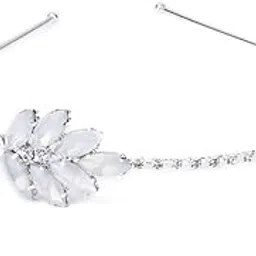 diversa Headband for Girls & Women, Floral Leaf Hair Band, Head Jewellery for women, Fashion Accessory Perfect for Wedding, Party & Festivals-picture-41