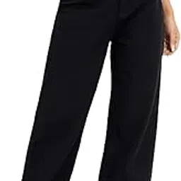 mulvari Solid Denim High Waist Wide Leg Pants & Jeans for Women's & Girls'-picture-48