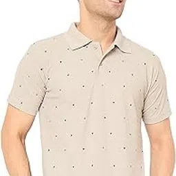 kasma Men's Cotton Blend Polo Tshirt Has a Short Sleeve & Straight Hem-SNGKS-MICRO11LGRY-picture-24
