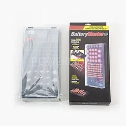 CALANDIS® 106 Grids Battery Organizer Storage Case with Tester Clear Cover 34X17X6.8Cm | Multipurpose Batteries & Power | Battery Testers-image-12