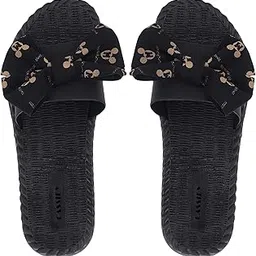 cassiey Fashionable and Comfortable Stylish Slip-on Slipper Open Toe Flats for Women's and Girl's-picture-23