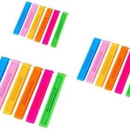Sunam 18 Pcs Plastic Seal Clamp Clips for Kitchen Food Snack. Bag Seal Clips & Pouch Seal Clips to Keep Food Fresh and Avoid from Moisture & Insects-image-73