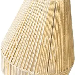 TRENDIVIBE Rope Woven Lampshade Handmade Light Shade for Bedroom Hallway Kitchen Island Yellow-picture-18