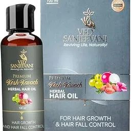 Ved Sanjeevani Kesh Kavach Herbal Hair Oil | For Nourishing & Strengthening Hair | With Herbal Ingredients | 100 ml-image-22