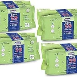 Chicco Soft Cleansing Wipes (72 Pieces) - Pack of 4-picture-30