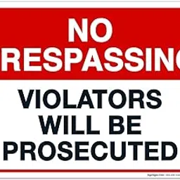 Sigo Signs - No Trespassing Sign, Violators Will Be Prosecuted Sign 10x14 Rust Free Aluminum, Weather/Fade Resistant, Easy Mounting, Indoor/Outdoor Use, Made in USA-image-50