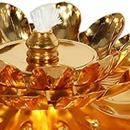 LICHTS Butter Lamp Wick Holder Without Wick Tabletop Ornament Ghee Lamp Holder-picture-30