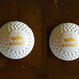 CE Rhino EVA Dimple Silver Hockey Turf Ball-White (Pack of 2 ) - Full Size-picture-25