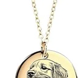 kaktiya Personalized Pet Portrait Necklace ? Custom Jewelry Gift for Dog or Cat Lovers Unique Holiday Gifts for Her-picture-53