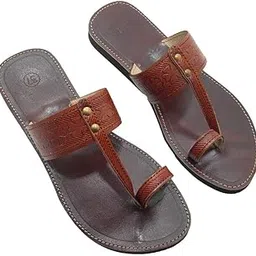 nowry flat sleeper fancy for women/flat sandal for women (Leather)-picture-36