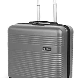 NOVEX Laptop Bag Bolt Hard Top Overnighter Carry-on | Polycarbonate Hard Case Luggage 8 Spinner Wheel 40 cms | Laptop Trolley Bag with Number Lock | Business Trolley Bag - Men & Women, Grey-picture-34