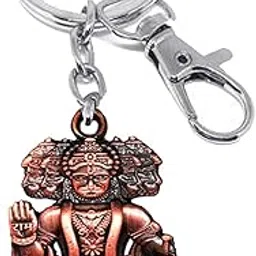 Lord Panchamukhi Hanuman Labster Charm Keychain for Men and Women-image-75