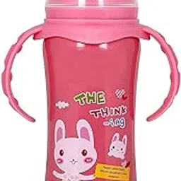 WAHHSON Stainless Steel Baby Feeding Bottle for Milk, Water with Silicone Nipple, Sipper | Baby Feeding Bottle | Baby Milk Feeding Bottle | Water Feeding Bottle (240ml, Pink, 1)-picture-27