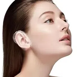 generic Hyzone 100 Pack Ear Protector Covers for Hair Dye Clear Waterproof Ear Cap for Coloring Bathing And Hair Washing Protective Ear Caps Ear Shields for Swimming Disposable Ear Covers for Headbath-picture-10