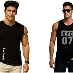 shopylook Men’s Cotton Sleeveless Tank Top – NYC 07 Printed Gym Vest for Workout, Fitness, Running & Casual Wear, Soft & Stretchable Sports Tank-picture-25