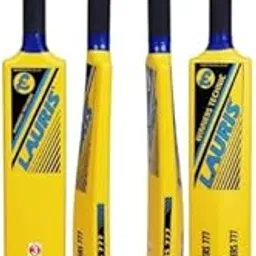 Lauris Cricket Bat Made of Hard PVC Plastic for Playing With Hard Tennis Wind and Plastic Ball - Size No. 2 for Kids Boys, Length 66 cm-picture-24