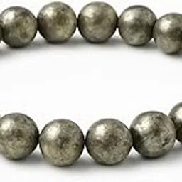 Mystic Beadworks Pyrite Beaded Bracelet – Energy, Strength & Confidence.-picture-54