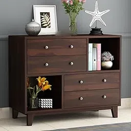 AMBICA WOODMART Sheesham Wood Chest of Drawer | Cheast of Drawer for Storage and Spacious Dresser for Hall Home Office Furniture, Kitchen Cabinet|Colour (Brown) Finish (Walnut) A3-picture-28