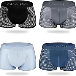 Panavi Creation Men Breathable Pouch Underwear Packs Mesh Boxer Briefs | Air Ventilation Boxer Brief | Pack of 1-picture-37