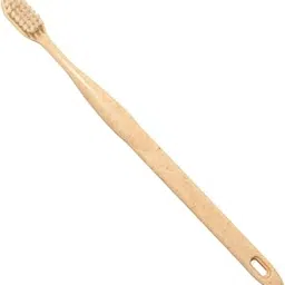 Natuur Daito Tooth Brush - Y HUSK For Value pack (Made in Japan), Biodegradable Husk, Natural, gentle cleaning, long lasting, Light weight, small bristle area & long handle for greater reach, for Adults & Kids-picture-27