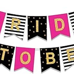 Rozi Decoration Bride to Be Banner Decoration | Bridal Shower Decorations Kit | Bride to Be Decoration Kit | Wedding Decoration Items | Engagement Party Décor Pack of 1 Set-picture-29