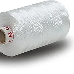Ultra-Thin Strong Bright Nylon High Tensile Strength Bright 2 Ply Thread for Beading Jewellery and Craft Making, Each Reel 500 Meters (White, 500 Meter)-picture-13