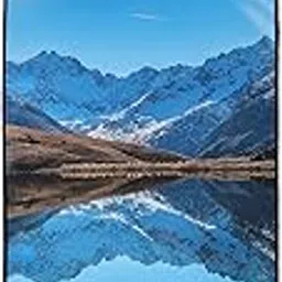 De Jure Fitness Printed Yoga Mat with Carrying Strap, Long & Wide, Anti-Slip Extra thick, Yoga Mats for Workout, Fitness, Yoga, Gym, Home & Pilates, Fabric Laminated EVA (River Mountain)-image-50