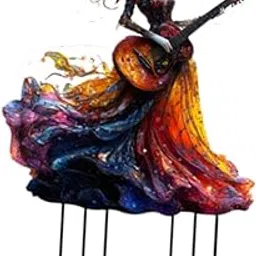 Jazzy Pearls®® Acrylic 2D Flat Girl Garden Stake Garden Sign for Porch Party Supplies Fence Guitar|Home & Garden | Yard, Garden & Outdoor Living | Gardening Supplies | Landscaping & Garden Materials-picture-14