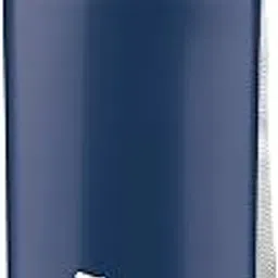 Milton Steel Swag 600 Inner Stainless Steel PU Insulated Sipper Water Bottle for Adults, Kids I Leak Proof Flip Top Lid I Easy to Carry I for Office, Gym, School, 540 ml, Dark Blue image 1