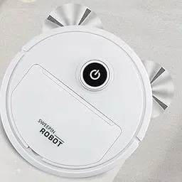 IVELECT Smart Robot Vacuum Cleaner USB Cable Compact Quiet for Home Cleaning White-picture-58