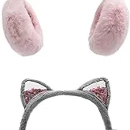 Enakshi® Kids Winter Earmuffs Ear Warmers Ear Covers for Traveling Outdoor Biking Pink|Baby | Baby Safety & Health | Hearing Protection Earmuffs-picture-38