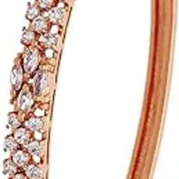 jivaa's Rose Gold Cubic Zirconia Contemporary Brass Kada Bracelets For Women BR-289-picture-37
