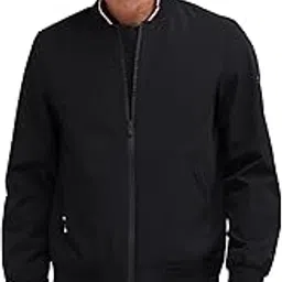 arrow sports Men's Black Solid Collar Neck Long Sleeve Casual Polyester Regular Fit Jacket-picture-12