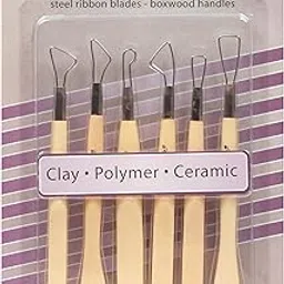 Mont Marte Single End Tools - 6 Pieces (Natural)-image-50