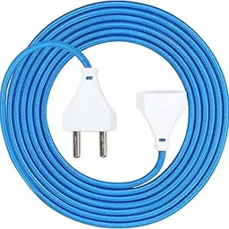 klick Gadgets 2 Pin Nylon Thread | Expandable Electric Wire Extension with 2.5 m Wire Perfect Multipurpose | Home Decor | Office | Festival Decorations | Electric Blue Colour | Pack of 1-picture-38
