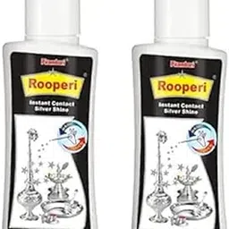 Pitambari Rooperi Silver Shine Instant Cleaner 50ml (PACK OF 2) | Restores Shine to Silver Diyas, Vessels & Antique Pieces with Detailed Designs-image-47