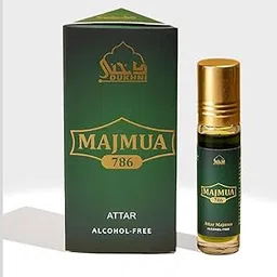 Dukhni Majmua 786 Attar Oil, Arabic Perfume for Men and Women, 100% Pure Ittar Roll On, Woody Oudh Fragrance, Vegan-picture-44