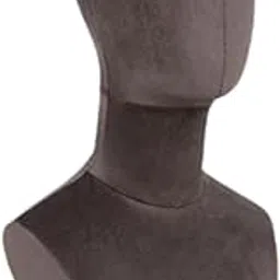 SECRET DESIRE Wig Display Model Head Necklace Display Stand Mannequin Head for Hat Wig Cap Brown|Makeup Box For Storage|Make Up, Cosmetic, Skincare Organiser For Women|-image-45