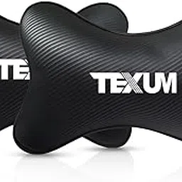 TEXUM Car Seat Headrest Neck Rest Cushion - 100% Pure Memory Foam Neck Pillow with Breathable Cover, Helps to Relieve Neck Pain & Improve Circulation (Pack of 2)-picture-33