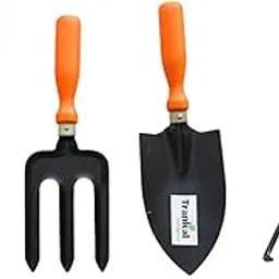 Tropical Botanic Gardening Tool Kit Set - 5 Pieces | Durable Stainless Steel Hand Tools with Ergonomic Handles for Planting, Weeding, Pruning & Soil Care-image-64