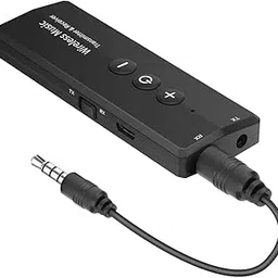 Exrp Bluetooth 5.0 Transmitter 3-in-1, Portable Wireless Bluetooth Adapter, Rechargeable Battery Powered Black Bluetooth Adapter for TV, Car Stereo System-picture-10