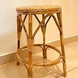 Freesia Cane Stool for Bar, Kitchen, Balcony, and Beyond - 100% Handmade and Natural-picture-39