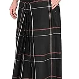 gowri tex Elastic Premium Lungi with Dual Packet Pack of 1-picture-30