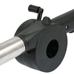 VARNI HOME Outdoor Cooking Hand Crank Powered Barbecue BBQ Fan Air Blower,Manual Handy Mini Barbecue Air Blower Fan For BBQ Grill Foodsnless Steel Blower Nozzle, Black and Silver-image-99